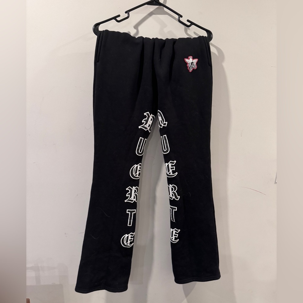 Hasta Muerte Motivated Stacked Fleece Pant Sweat Pants Joggers Size M Black